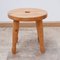 Tabouret ou Table d'Appoint en Pin, Suède, 1960s 5