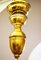 Art Nouveau Adjustable Brass Pendant Lamp 8