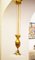 Lampada Art Nouveau regolabile in ottone, Immagine 5