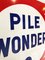 Emailliertes Pile Wonder Schild, 1950er 22