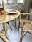 Rattan Dining Table & Chairs Set, 1950s, Set of 5, Image 7