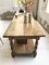 Antiker Drapierter Tisch aus massivem Walnussholz 7