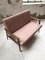 Scandinavian Pink Sofa, 1950s, Image 16