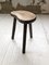 Handcrafted Bean Shaped Oak Stool, 1950s, Image 14