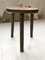 Handcrafted Bean Shaped Oak Stool, 1950s, Image 10