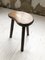 Handcrafted Bean Shaped Oak Stool, 1950s, Image 8