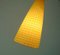 Yellow and White Glass Pendant by Aloys Gangkofner for Peill & Putzler, 1950s, Image 9