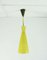 Yellow and White Glass Pendant by Aloys Gangkofner for Peill & Putzler, 1950s, Image 1