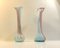 Pink, Blue and White Twisted Murano Glass Vases, 1940s, Set of 2, Image 1