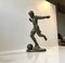 Scandinavian Art Deco Bronze Sculpture of Soccer Player, 1930s 1