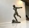 Scandinavian Art Deco Bronze Sculpture of Soccer Player, 1930s, Image 1