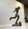 Scultura Art Déco di calciatore in bronzo, Scandinavia, anni '30, Immagine 9