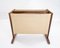 Danish Newspaper Rack in Rosewood and Canvas, 1960s, Image 4