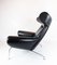 Model EJ 100 Ox Chair in Black Leather by Hans J. Wegner 5