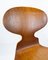 Ant Model 3101 Chair in Teak by Arne Jacobsen, Set of 2, Image 4