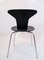 Black Munksgaard Chairs by Arne Jacobsen In 1955, Set of 6 3