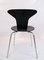 Black Munksgaard Chairs by Arne Jacobsen In 1955, Set of 6, Image 3