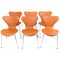 Model 3107 Seven Chairs by Arne Jacobsen, Set of 6, Image 1