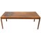 Danish Teak Coffee Table with Brown Ceramic Tiles, 1960s 1