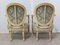 French Louis XVI Open Armchairs, Late 18th Century, Set of 2 4