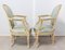 French Louis XVI Open Armchairs, Late 18th Century, Set of 2 3