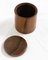 French Cylindrical Wood Box, 1960s 7