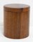 French Cylindrical Wood Box, 1960s 3