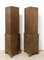 French Mid-Century Yew Wood Showcase Cabinets, Set of 2 9