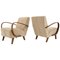 Armchairs by Jindrich Halabala, Czechoslovakia, 1950s, Set of 2 1