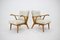 Oak Armchairs, Czechoslovakia, 1960s, Set of 2 2