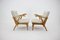 Oak Armchairs, Czechoslovakia, 1960s, Set of 2 5