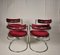 Swiss Modernist Tubular Dining Chairs by Zougoise Victoria, 1970s, Set of 4 9