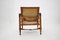 Safari Chair in Oak and Leather, Denmark, 1960s 4