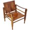 Safari Chair in Oak and Leather, Denmark, 1960s 1