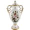 Vaso ornamentale colossale con impugnature in porcellana dipinta a mano, Immagine 1