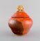 Antique Lidded Jar by Nils Emil Lundstrom for Rörstrand, Early 20th Century 4