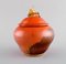 Antique Lidded Jar by Nils Emil Lundstrom for Rörstrand, Early 20th Century 3