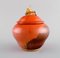 Antique Lidded Jar by Nils Emil Lundstrom for Rörstrand, Early 20th Century, Image 3