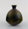 Vase en Grès Verni par Gabi Citron-Tengborg pour Gustavsberg, milieu 20ème Siècle 5