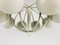 Large Mid-Century White Space Age Chandelier from Kaiser, 1960s, Germany 9