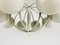 Large Mid-Century White Space Age Chandelier from Kaiser, 1960s, Germany, Image 9