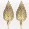 Large Wall Sconces in Murano Gold Glass by Barovier & Toso, Italy, 1960, Set of 2 2