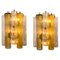 Lampade da parete grandi in vetro di Murano di Barovier & Toso, set di 2, Immagine 1