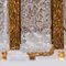 Gold-Plated and Ice Glass Drum Wall Sconce by J.T. Kalmar, Austria 6