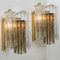 Smoked and Clear Glass Wall Light by J.T Kalmar, Austria, 1960s 3