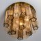 Smoked and Clear Glass Wall Light by J.T Kalmar, Austria, 1960s 14