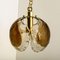 Smoked Glass and Brass Pendant Light from Kalmar, 1970s, Image 11