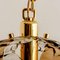 Smoked Glass and Brass Pendant Light from Kalmar, 1970s, Image 13