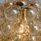 Amber Bubble Glass Pendant Lamp by Helena Tynell, 1960s, Image 4