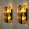 Wandlampen aus Muranoglas von Carlo Nason für Mazzega, 2er Set 3